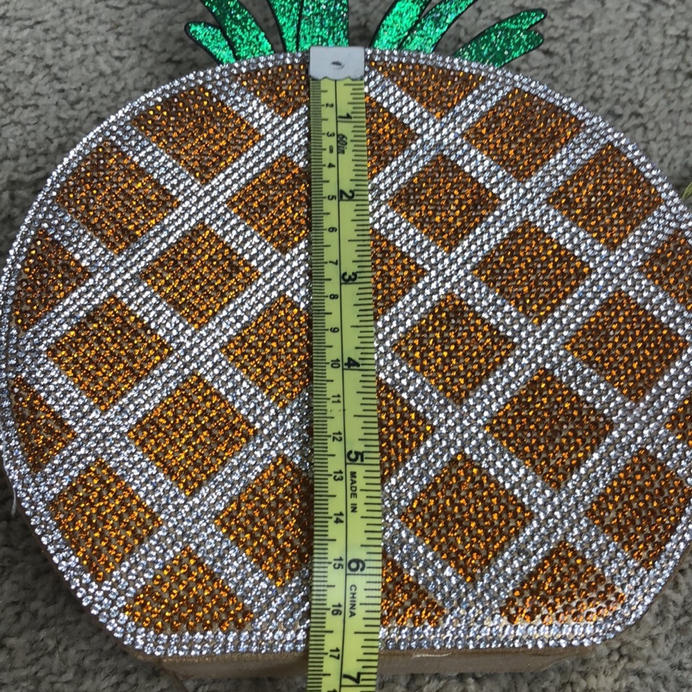 Alessia Pineapple Rhinestone Purse - Picture 10 of 10